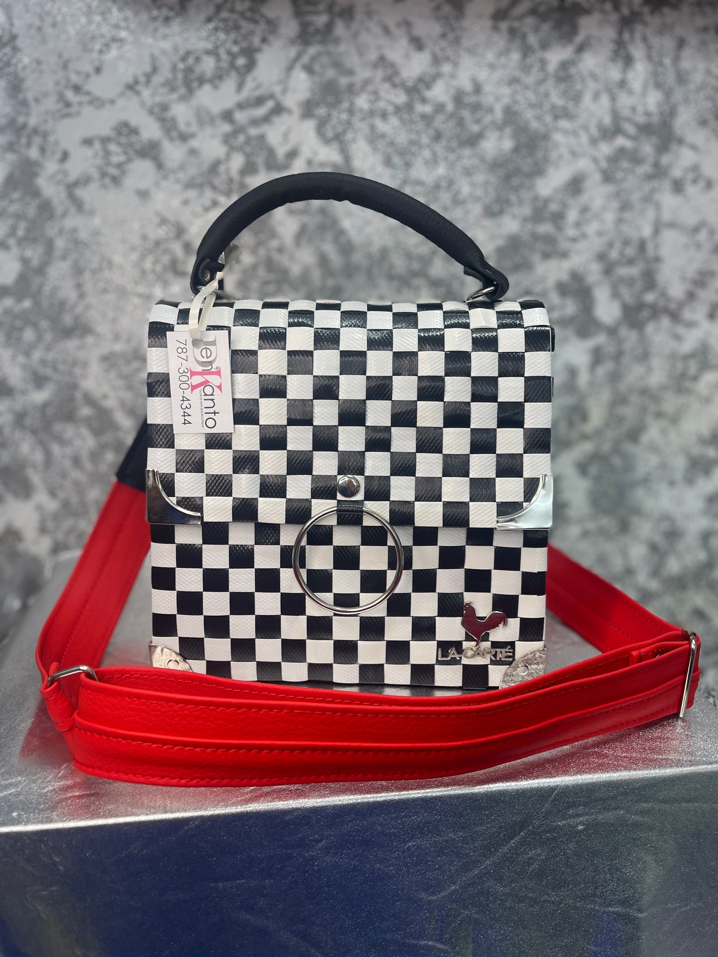 La carte bag blck/wht