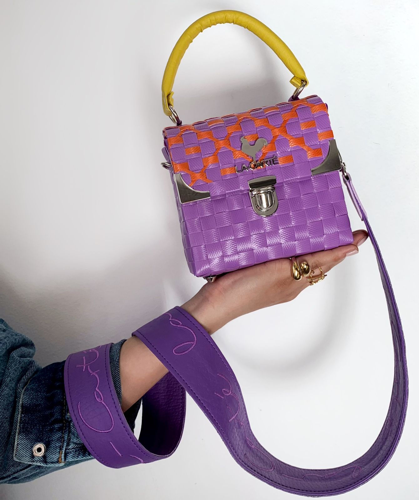 La carte purple bag