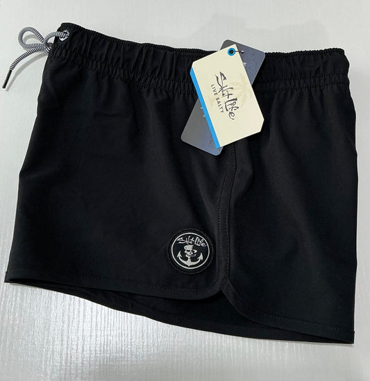 Woman black short