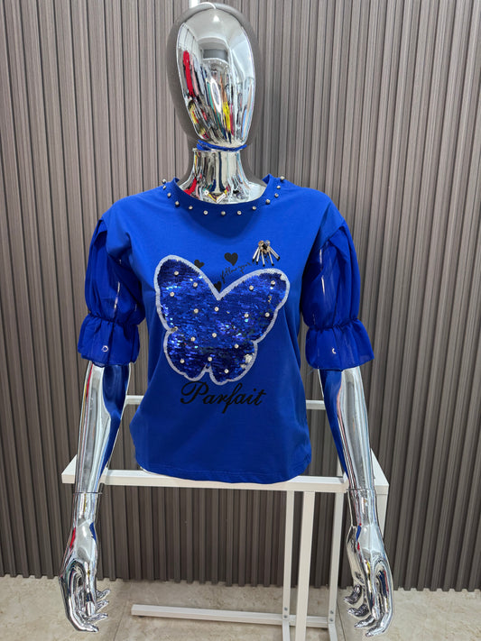 Camisa de mariposa