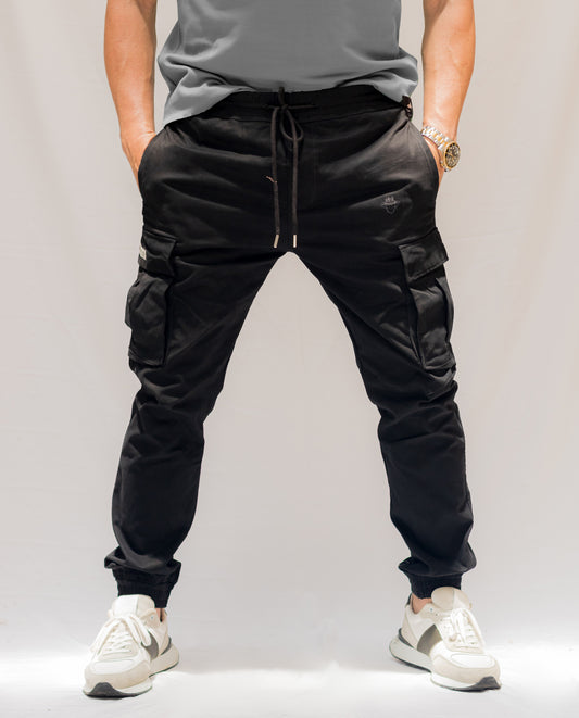 Black Cargo Jogger