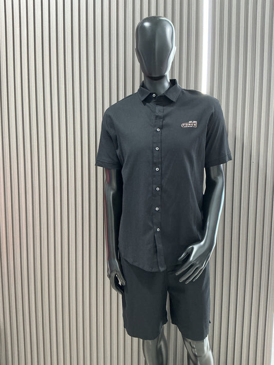 Conjunto camisa y pantalón hilo