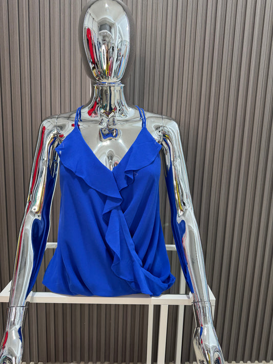 Top Ruffle Surplice