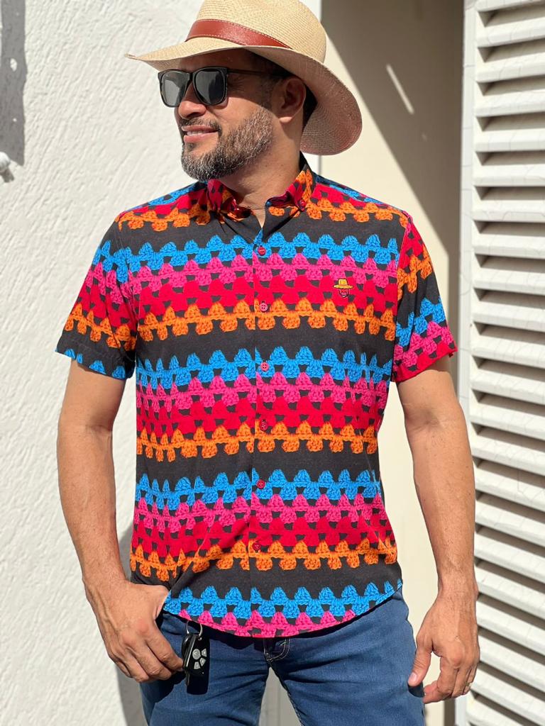 Macramé color shirt