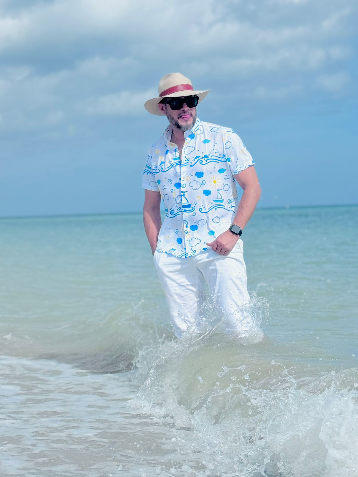 Maritime white shirt